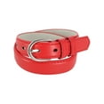 thumbnail image 1 of CTM® Kid's Leather 1 inch Basic Dress Belt, 1 of 3