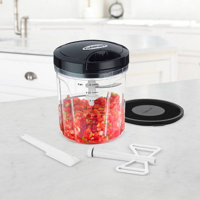 Cuisinart 5-Piece Manual Plastic Food Processor in Black - Walmart.com