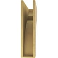 thumbnail image 4 of 7"W x 28"D x 28"H Thin Yorktown Rough Cedar Woodgrain TimberThane Corbel, Primed Tan, 4 of 6