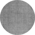 thumbnail image 1 of Ahgly Company Indoor Round Oriental Gray Industrial Area Rugs, 4' Round, 1 of 4
