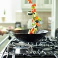 thumbnail image 3 of 2X Universal Wok Pan Support Rack Stand Wok Ring/Metallic Round Bottom Universal Size for Gas Stove Fry Pans, 3 of 4