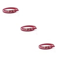 thumbnail image 3 of Ruiboury Comfortable To Wear And Good Gift Choice Luxury Women Belt Various Color Red 3Set, 3 of 6