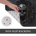 thumbnail image 6 of Pofeuu Ornate Dark Skull Book Print Flannel Doormats Rug16"x24"Rug Washable Doormats Indoor Outdoor Rugs for Layered Front Door Mats, Porch, Kitchen, Entryway, 6 of 7