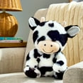 thumbnail image 2 of Spark Create Imagine Cow Plush Toy Black and White, 10inch, 2 of 7