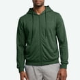 thumbnail image 6 of TSHXS Zip Up Hoodie for Men Long Sleeve Hooded Sweatshirt with Side Zipper Cutout Outerwear, 6 of 9