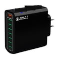 thumbnail image 1 of 65W 8 Ports USB Charger Quick Charge 3.0 Portable Wall Mobile Fast Charger Phone Adapter, 1 of 4