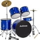 thumbnail image 1 of Bateria Acustica Audiotek  23 Pul 5 Piezas Azul Platillos Atriles Bombo, 1 of 6