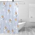 Bestwell Cute Dog Airplane Shower Curtains, Decorative Shower Curtain
