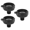 thumbnail image 1 of Plastic Drain Adapter, Built In Gasket Valve Fitting ABS IBC  Connector  For Thread Conversion, 1 of 8