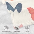 thumbnail image 5 of Yayeee 100% Cotton Hand Towels for Bathroom 16" x 28" Soft Absorbent Kitchen Towel, Orange Butterflies, 5 of 7