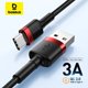 thumbnail image 2 of Cable USB C Baseus para OnePlus 12, cable de carga rápida 3.0, cable USB C, cable de carga rápida tipo C para Huawei Xiaomi 13, cable de carga USB-C., 2 of 5