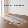 thumbnail image 7 of Unique Bargains 6 Pack Faux Leather Placemats for Kitchen Dining Table Decor Light Gray 17"x12", 7 of 7