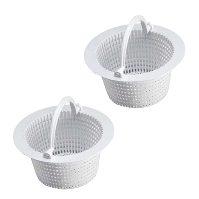 Cesta para espumadera de piscina, reutilizable, para residuos en el suelo, hojas de limpieza, 2 uds.