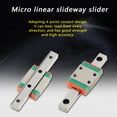 thumbnail image 2 of Linear Motion Rail, Linear Rail Shaft Guide Slider LML7B Miniature 7mm Width + Slide Block For CNC Machine Routers And DIY, Linear Motion Guides, 2 of 8