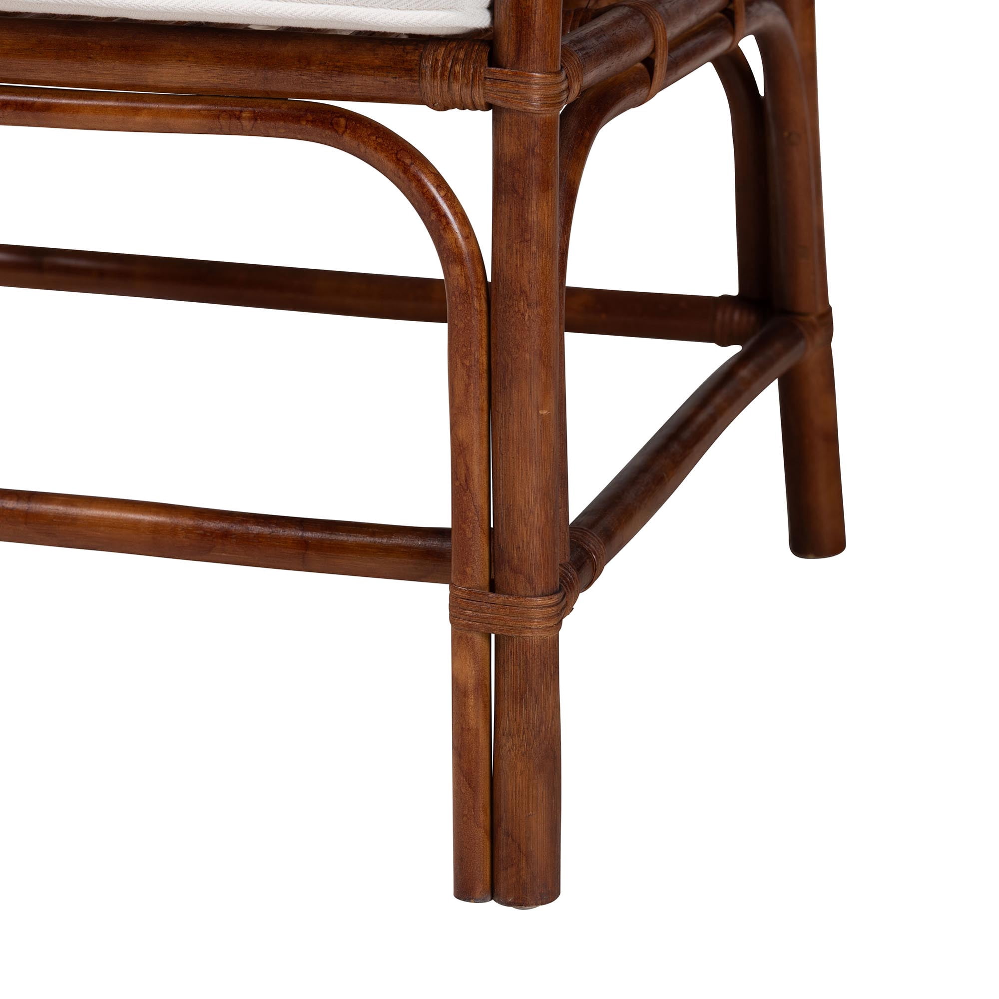 bali & pari Cleantha Boho Armchair, Marbled Tortoise Brown