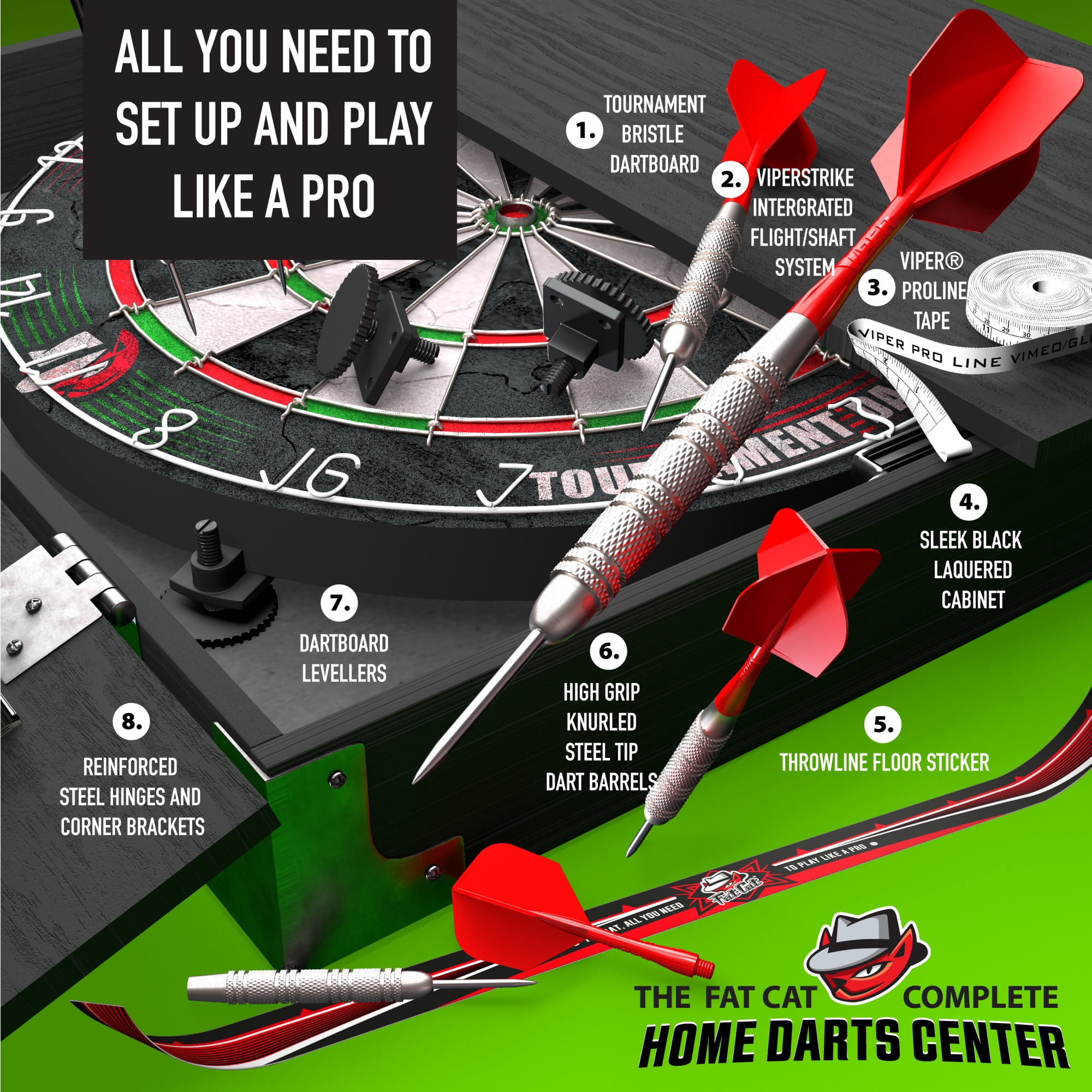 Fat Cat Complete Home Darts Center