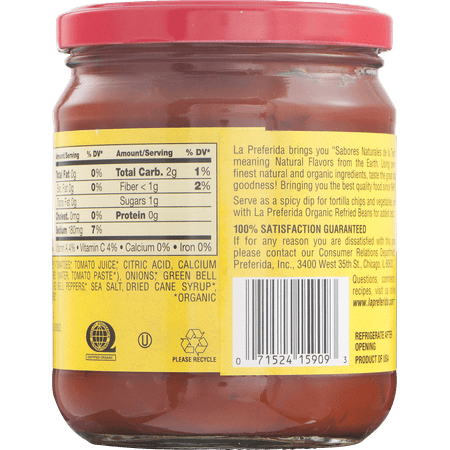 La Preferida Salsa Hot (12x16OZ )
