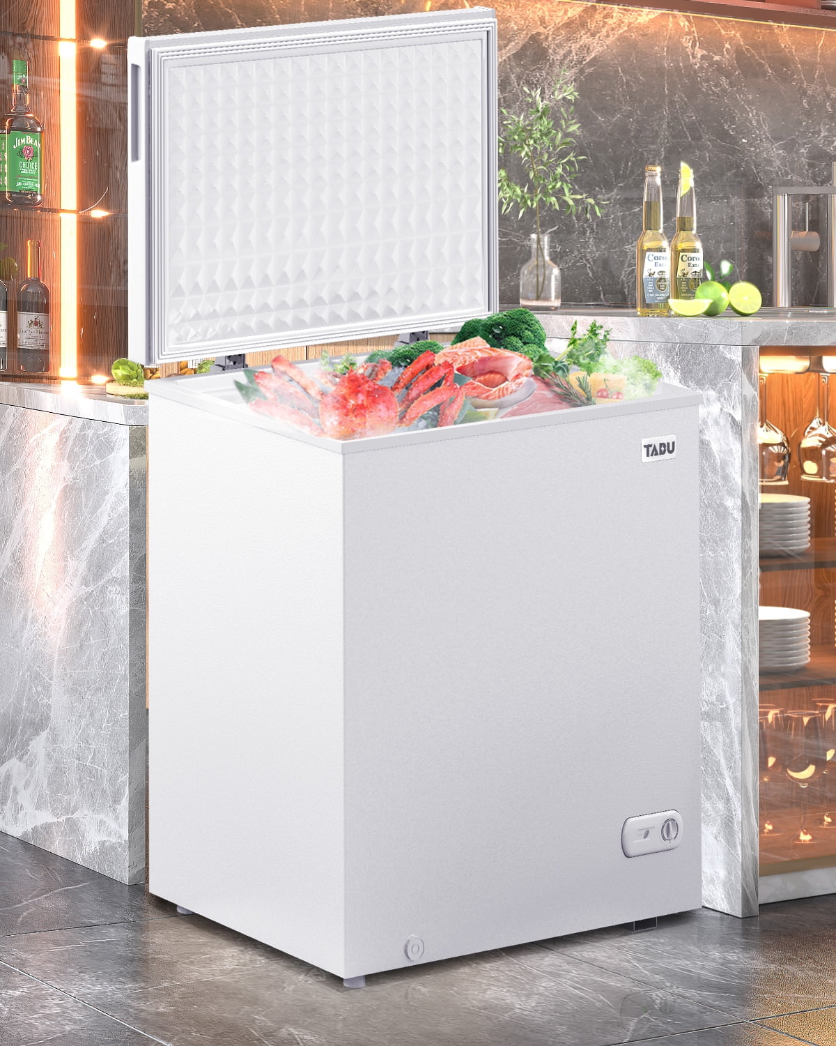 TABU 4.0 Cu ft Compact Garage Freezer with Adjustable