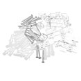 thumbnail image 1 of Phenofice 20Sets Mirror Mounting Hardware Kit Clear Plastic Clips for Glass Wardrobe Mirror Wall Fixing, 1 of 8