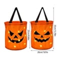 thumbnail image 4 of Yuarrent Bolsas de dulces de Halloween con asa Cesta de regalo de regalo de Acción de Gracias reutilizable Cubo de almacenamiento plegable grande Adornos Kits de decoración para fiestas Yuarrent HA070470-01, 4 of 6