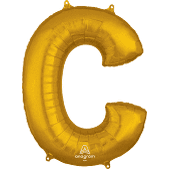 LRG SHP LETTER C GOLD