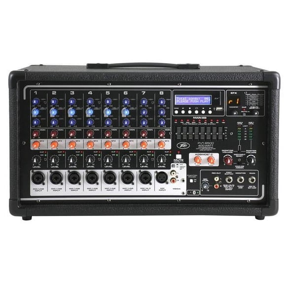 All-In One Powered Mixer with Feedback Locating System & Master Mute for 1-7 Channel