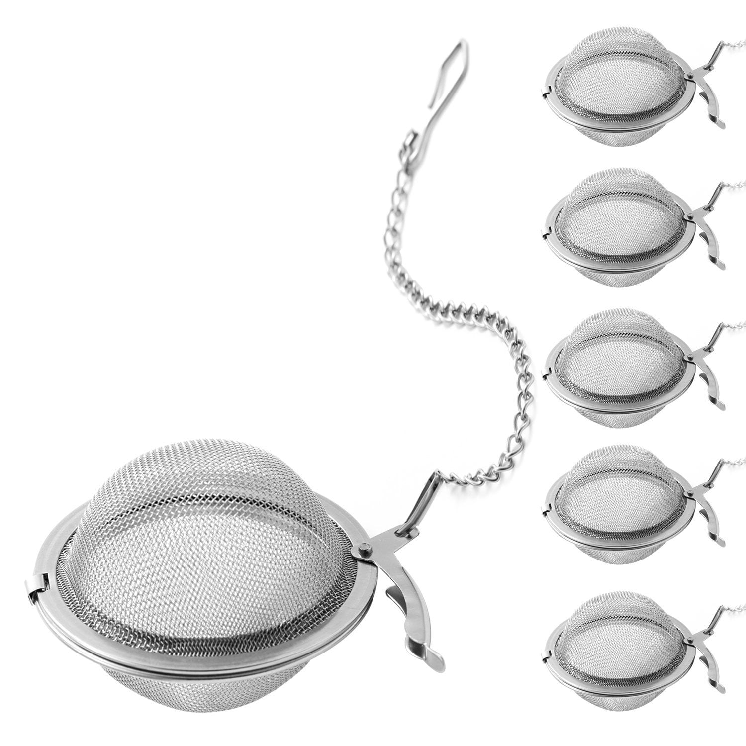 BetterHome 2 inch 6Pack Premium Stainless Steel Mesh Tea Ball Strainer