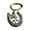 B, variant on Hearth & Gear Interesting Keychain Retro Shape Hand Polished Metal Pendant Car Key Ring/bag Accessories Charm Scratch And Wear Design