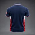 thumbnail image 5 of xunjiayanmaoyi Men's 9/11 25th Annv Polo Shirt Never Forget Loose Fit Patriotic Graphic Knit Blnd S-3XL Multicolor 1Pc First Responder Vet Daily Casual Memorial Wear, 5 of 5