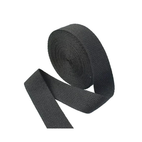 MAE 10M 20-50mm Cotton Webbing Tape for Bag Strap 1.3mm Thick Backpack Label Ribbon Band Clothes Bias Binding DIY Sewing Accessories
