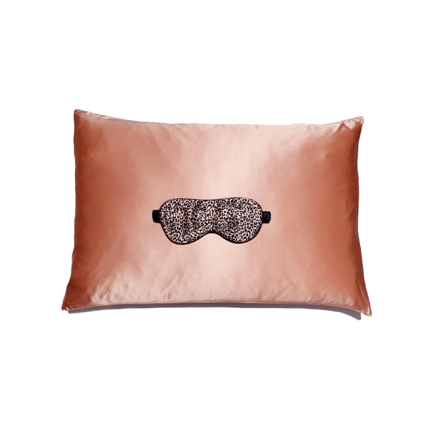 Rose Gold- Silk Pillowcase with hidden zipper by INNELLI (Queen)