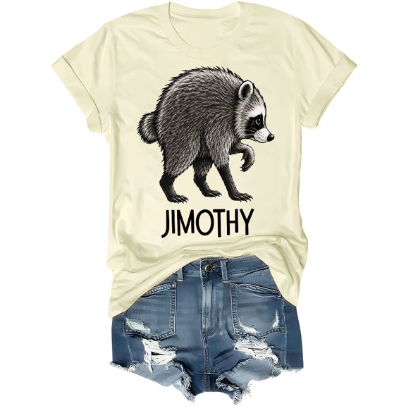 Jimothy Raccoon Shirt Animal Lover Shirts For Women Men Feral Raccoon Tshirt