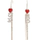 thumbnail image 2 of Pendientes para mujer, Regalos para mujer Pendientes con borlas Mujer 5201314 Pendientes largos Pendientes de cristal, 2 of 2