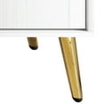 thumbnail image 5 of Castle Place Glam Sideboard Buffet Cabinet, White, 5 of 8