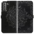 thumbnail image 2 of TECH CIRCLE for Samsung Galaxy S23 Wallet Case, Durable Floral Magnetic Flip Kicktand Hand Strap Premium PU Leather Phone Cover with Card Slots Holder for Samsung Galaxy S23 6.1",Black, 2 of 17