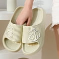 thumbnail image 3 of Pantuflas de pareja para mujer, de Eva, antideslizantes, antiolor, para el hogar, para el baño, de verano, bonitas, para interior del hogar, 3 of 6
