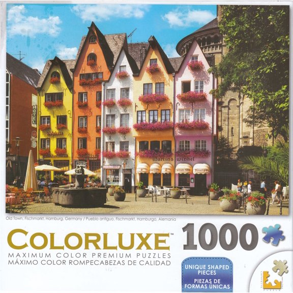 Colorluxe 1000 Piece Puzzle - Old Town Fischmarkt Hamburg