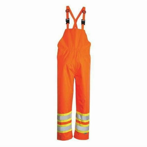Viking Rain Bib Overall,Class E,Orange,XL 6323PO-XL
