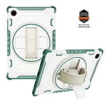 Dteck for Samsung Galaxy Tab A8 10.5 Tablet Case with Stand, Heavy Duty Shockproof Rugged Protection Cover for 10.5 Inch Samsung Galaxy Tab A8 Case (SM-X200/X205/X207),Green