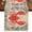 Red beige, variant on Lobster Coastal 36 Inch Table Runner, Summer Beach Coral Shell Nautical Vintage Farmhouse Dresser Scarf Cotton & Linen Tablerunner for Dining/Kitchen Island/Holiday Party Décor Small 13" x 36"