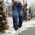 thumbnail image 2 of enyan Christmas Lounge Pants for Women Sweatpants Women, Comfortable Womens Sweatpants, Fleece Womens Joggers Navy,XXL, 2 of 6