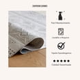 thumbnail image 3 of Tapete Decorativo Zarko White 120 x 180 cm - Saffron Looms, 3 of 5
