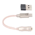thumbnail image 4 of Adaptador Tipo C A 3,5 Mm, Cable USB A DAC De 3,5 Mm Transmisión Estable Multifuncional Para Auriculares, 4 of 7