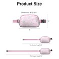 thumbnail image 3 of Funny Cat Waist Bag – Cute Pet Lover Fanny Pack with Paw Print Pattern, Perfect Gift for Cat Fans with Adjustable Strap & Zipper Pockets, 3 of 4