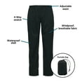 thumbnail image 4 of Whitewater Fishing Men’s Packable Rain Pants, Rain Gear for Men (Black, Large), 4 of 8