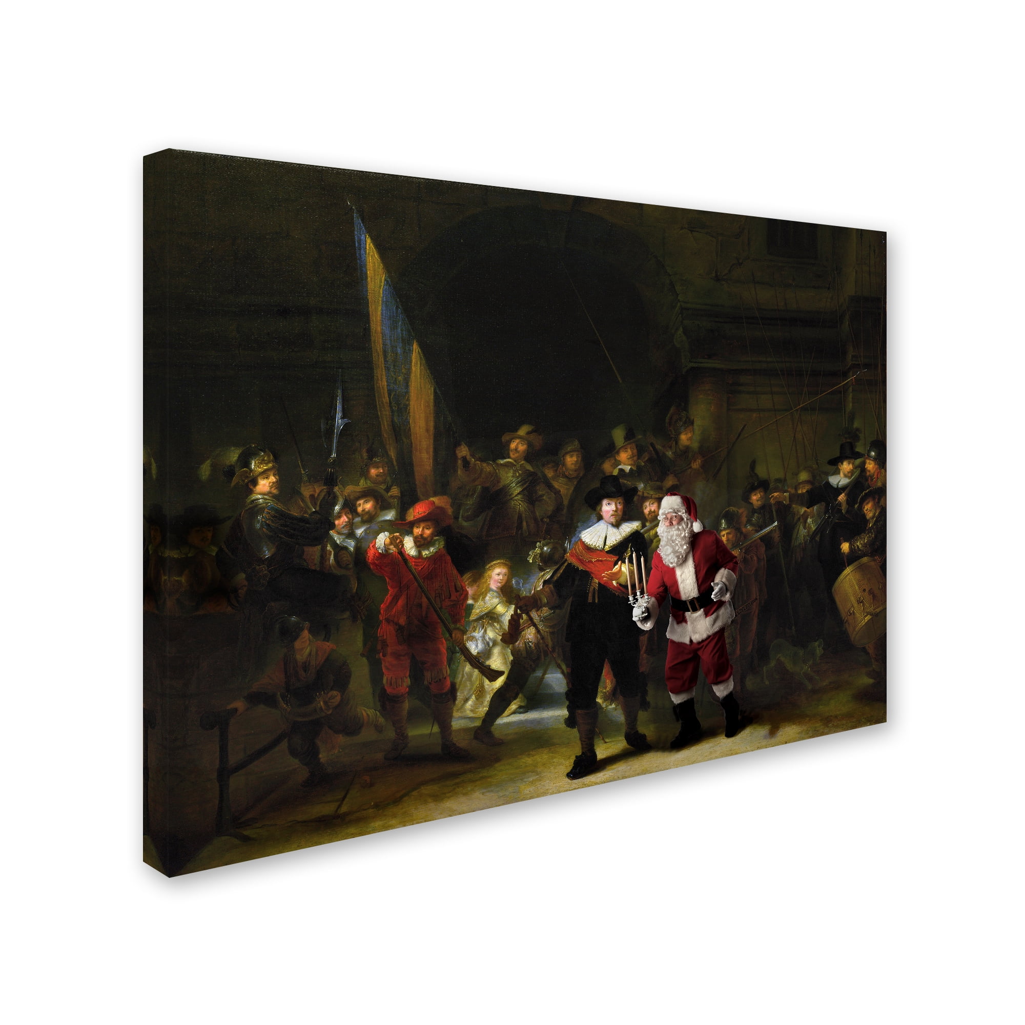 Trademark Fine Art 'Rembrandt-Night Watch' Canvas Art by Ed Wheeler