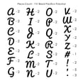 thumbnail image 3 of SEI 1.75 Inch Pacifico Iron-on Transfer Poly Letters, Black, 3 of 4