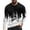 White, variant on Men's Casual Color Block Long Sleeve Graphic Print Crew Neck T-Shirt Comfortable Pullover Tee Top