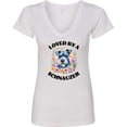 thumbnail image 3 of Inktastic Schnauzer Dog Lover Women's V-Neck T-Shirt, 3 of 5