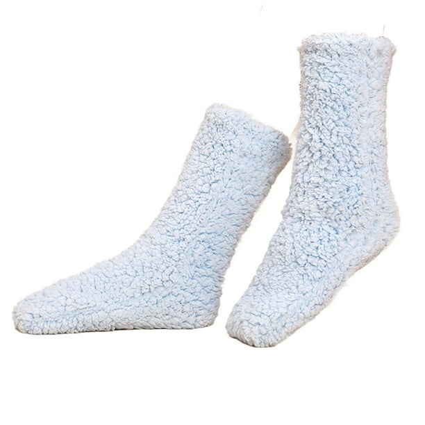 Calcetines de suelo para adultos, calcetines gruesos, calcetines de lana de invierno para mujer